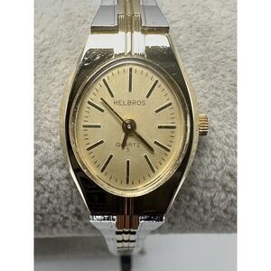 Helbros 01413 Y481 86-4 New Battery Ladies‎ Watch 18MM 6" Cocktail S68